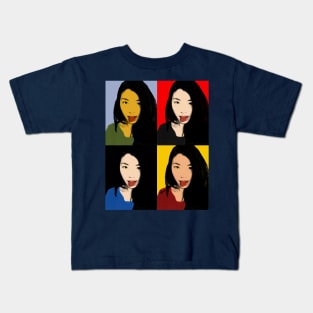 FUNNY GIRL! - POP ART 4 Kids T-Shirt